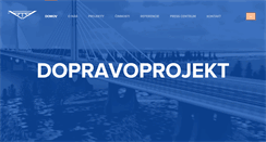 Desktop Screenshot of dopravoprojekt.sk